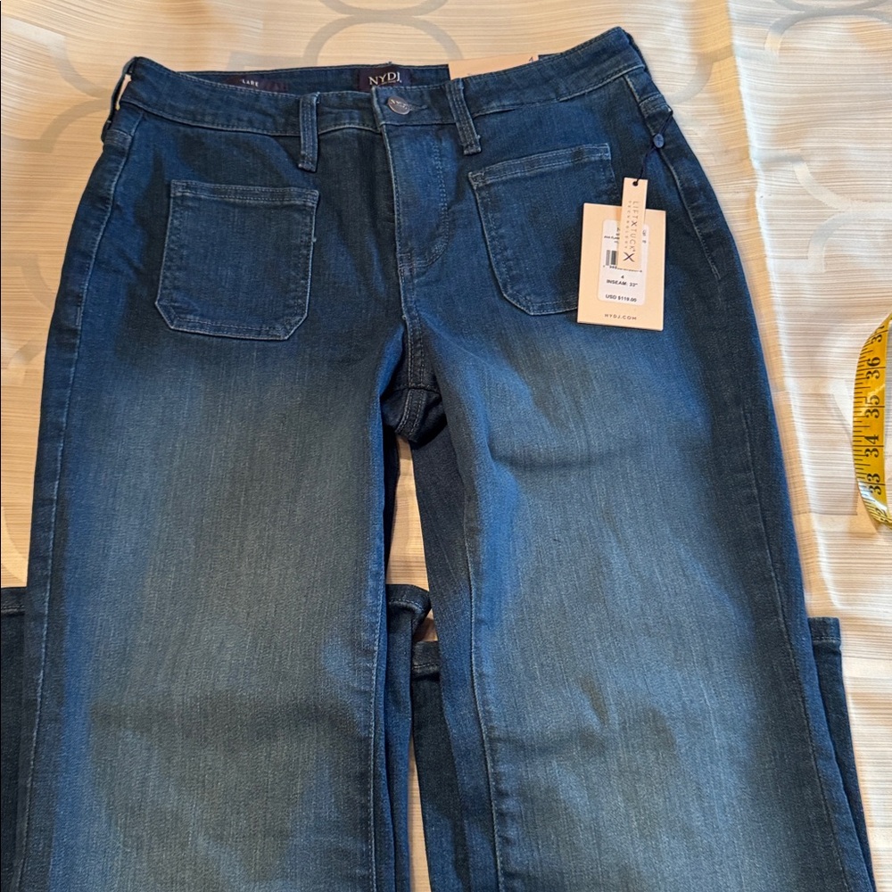 NYDJ Dark Indigo Flare Jeans